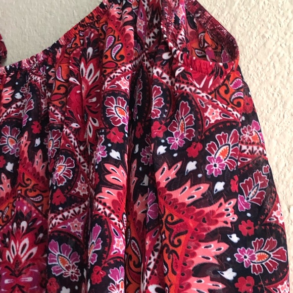 GLAMOUR FLORAL COLD SHOULDER DRESS - Picture 6 of 12